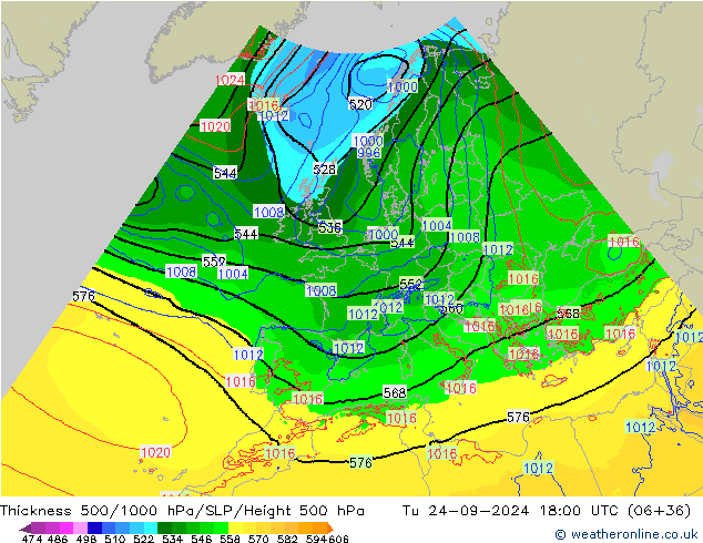 Thck 500-1000hPa Arpege-eu mar 24.09.2024 18 UTC