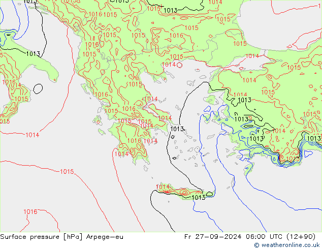      Arpege-eu  27.09.2024 06 UTC