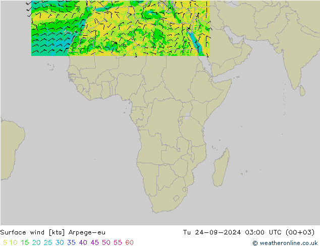 Bodenwind Arpege-eu Di 24.09.2024 03 UTC