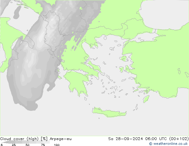 Nubes altas Arpege-eu sáb 28.09.2024 06 UTC