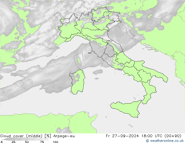 облака (средний) Arpege-eu пт 27.09.2024 18 UTC