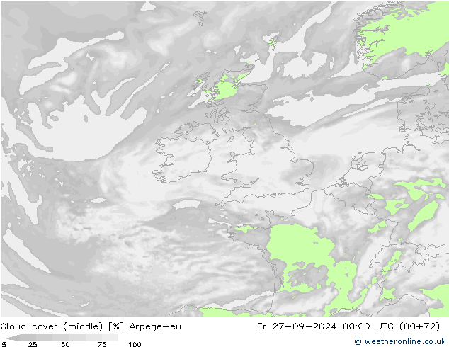 nuvens (médio) Arpege-eu Sex 27.09.2024 00 UTC