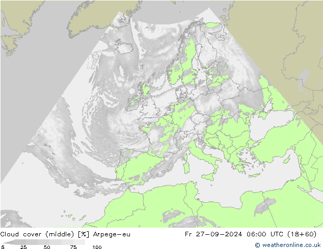 облака (средний) Arpege-eu пт 27.09.2024 06 UTC