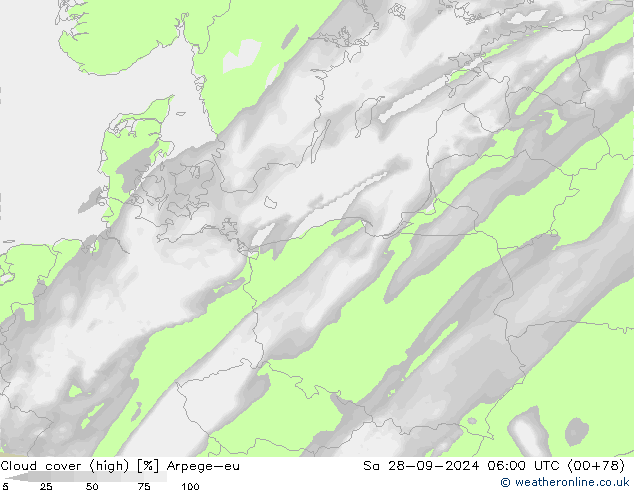 nuvens (high) Arpege-eu Sáb 28.09.2024 06 UTC