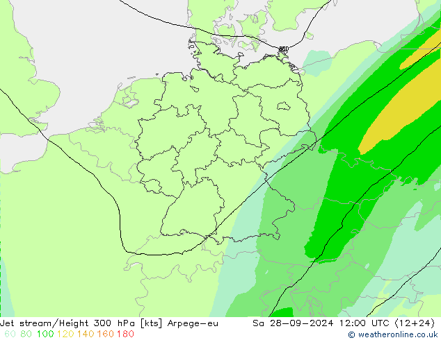 Straalstroom Arpege-eu za 28.09.2024 12 UTC