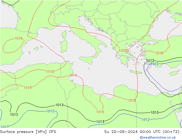 Bodendruck CFS So 22.09.2024 00 UTC