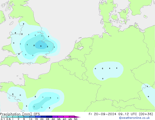 Precipitation CFS Fr 20.09.2024 12 UTC