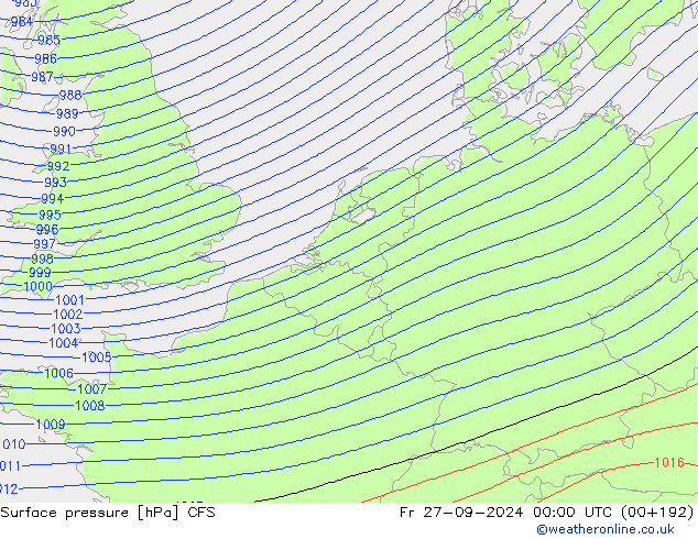 Bodendruck CFS Fr 27.09.2024 00 UTC