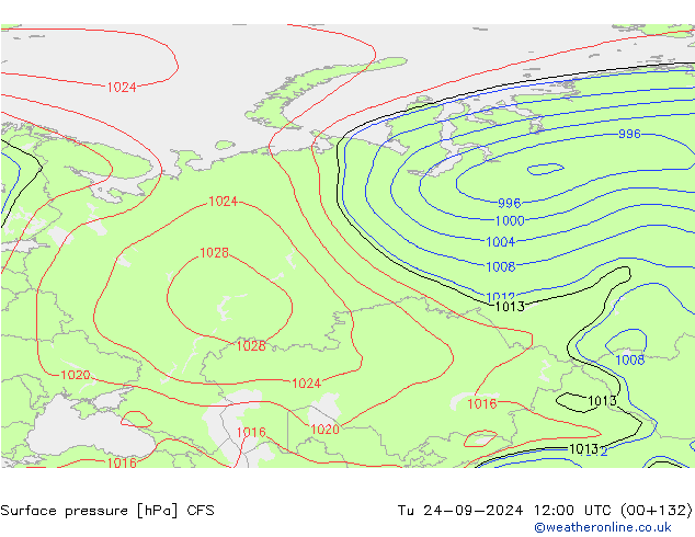 Bodendruck CFS Di 24.09.2024 12 UTC