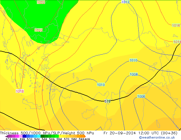 Thck 500-1000hPa CFS Fr 20.09.2024 12 UTC