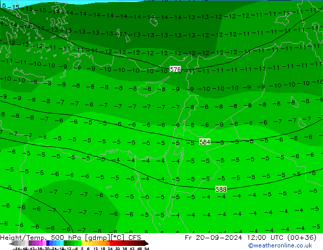 Height/Temp. 500 hPa CFS pt. 20.09.2024 12 UTC