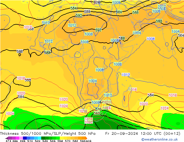 Thck 500-1000hPa CFS Fr 20.09.2024 12 UTC