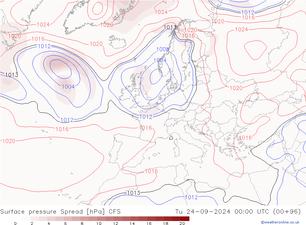 Bodendruck Spread CFS Di 24.09.2024 00 UTC