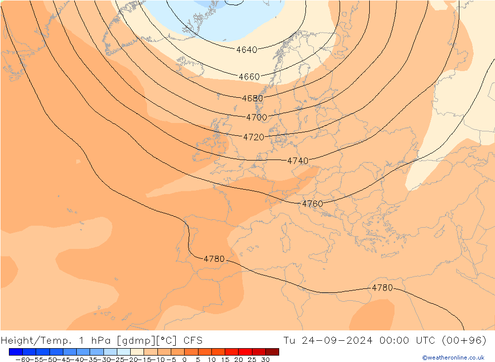 Height/Temp. 1 hPa CFS Di 24.09.2024 00 UTC