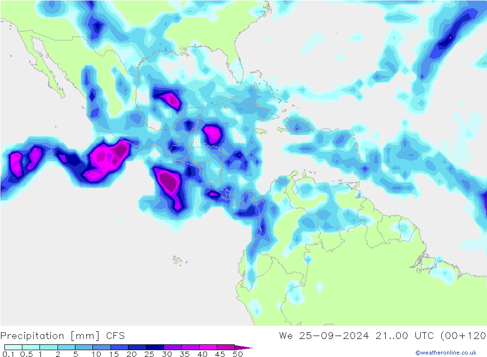 Precipitation CFS We 25.09.2024 00 UTC