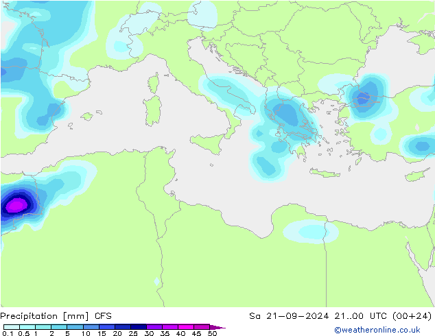 opad CFS so. 21.09.2024 00 UTC