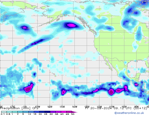 Precipitazione CFS ven 20.09.2024 12 UTC