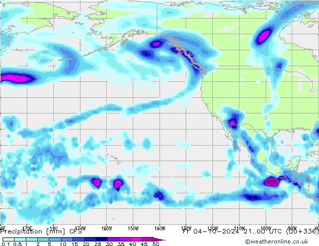 осадки CFS пт 04.10.2024 00 UTC