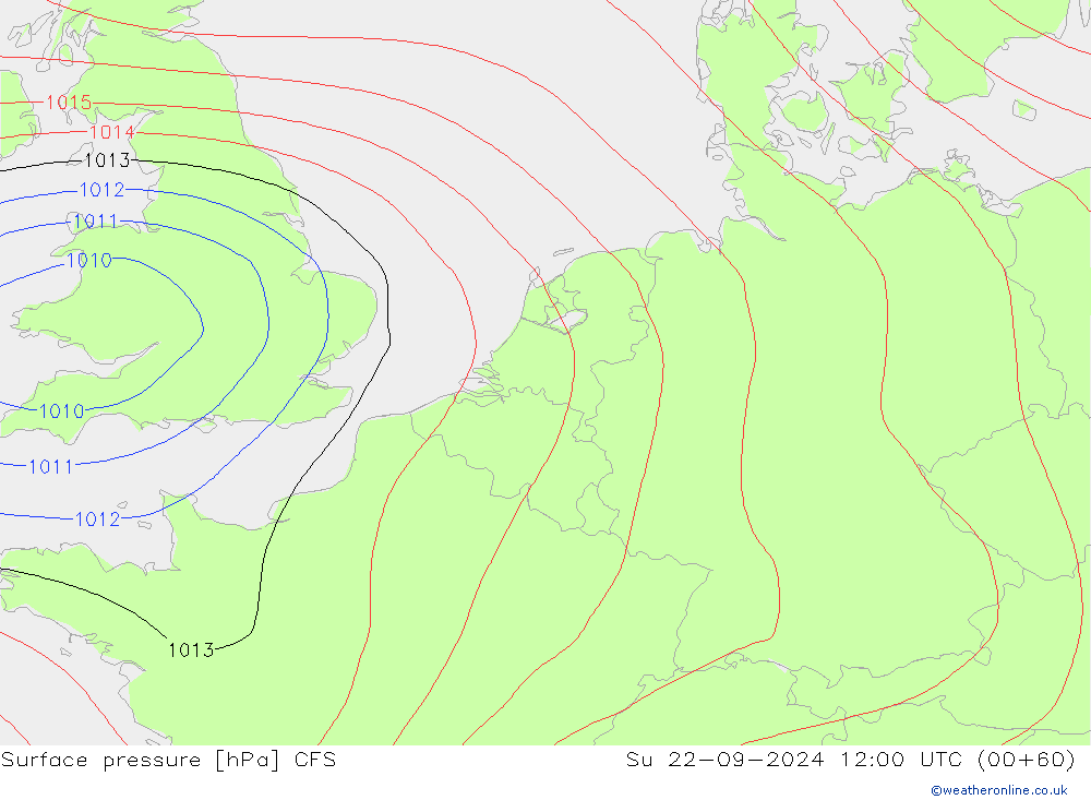 Bodendruck CFS So 22.09.2024 12 UTC