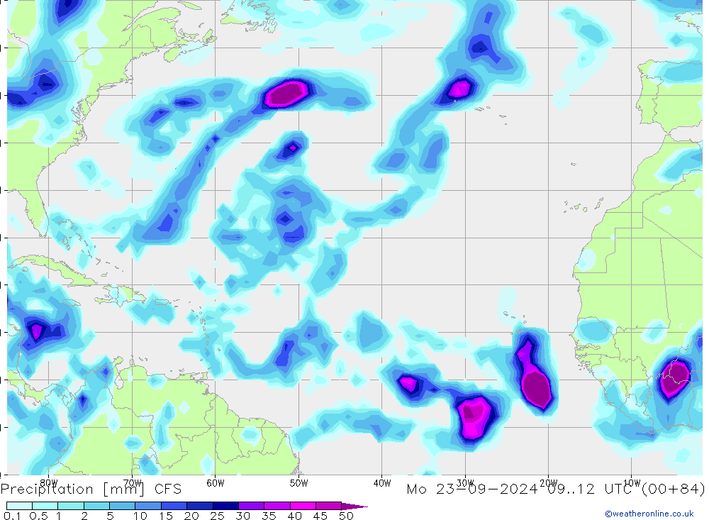 осадки CFS пн 23.09.2024 12 UTC