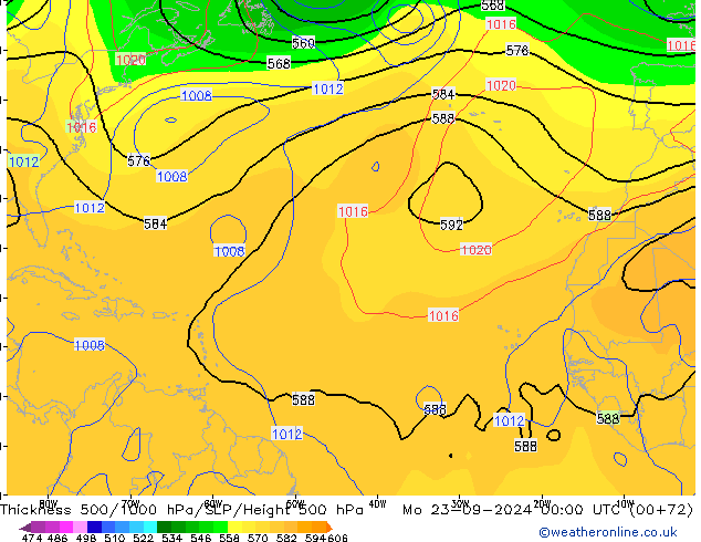 Thck 500-1000hPa CFS Mo 23.09.2024 00 UTC