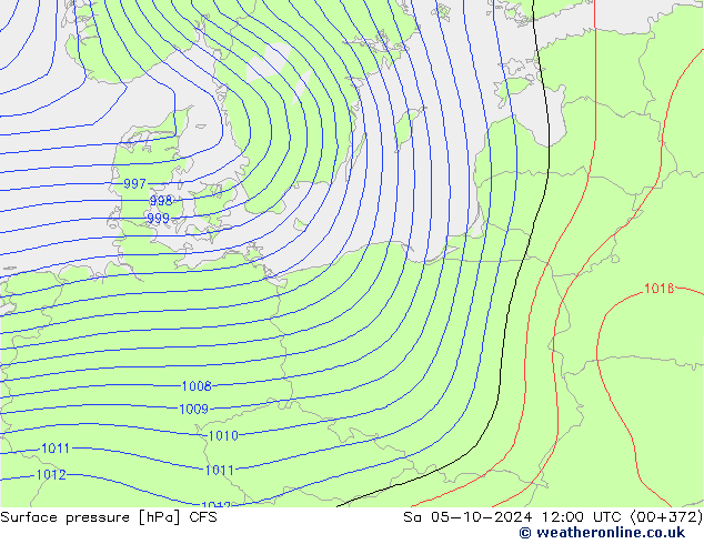 pression de l'air CFS sam 05.10.2024 12 UTC