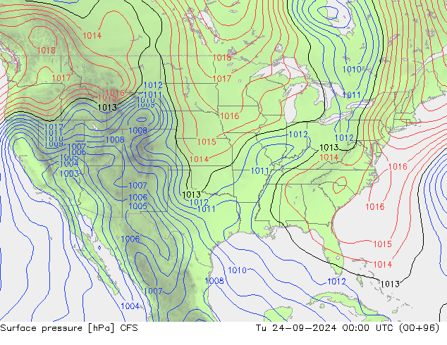 pression de l'air CFS mar 24.09.2024 00 UTC