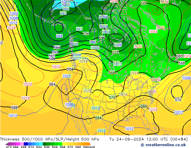 Thck 500-1000hPa CFS Tu 24.09.2024 12 UTC