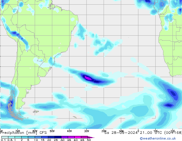 Precipitation CFS Sa 28.09.2024 00 UTC