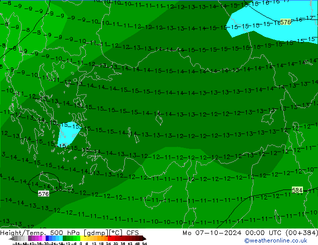 Height/Temp. 500 hPa CFS Mo 07.10.2024 00 UTC