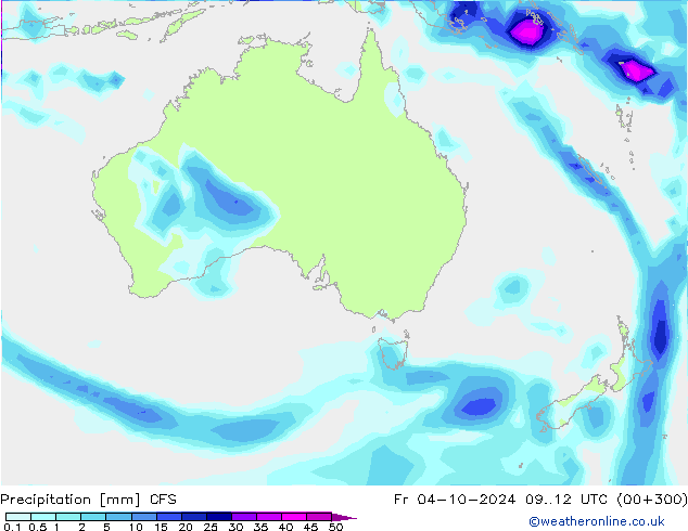 Precipitation CFS Fr 04.10.2024 12 UTC