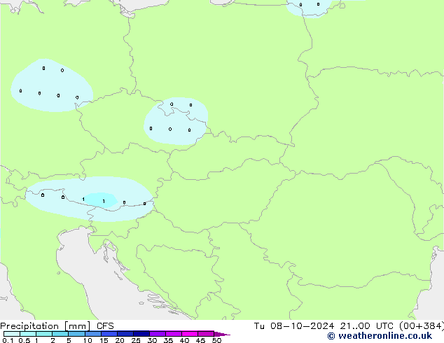 precipitação CFS Ter 08.10.2024 00 UTC