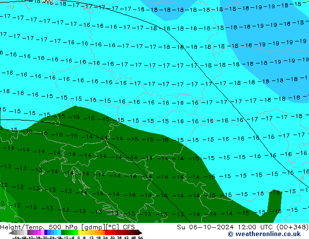 Height/Temp. 500 hPa CFS Ne 06.10.2024 12 UTC