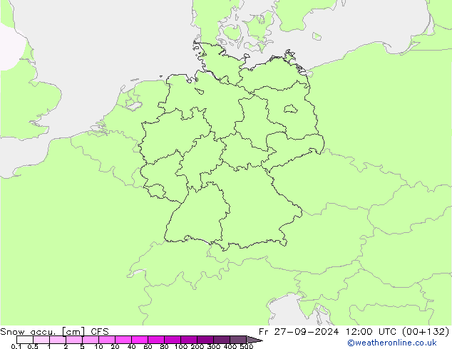 Snow accu. CFS  27.09.2024 12 UTC