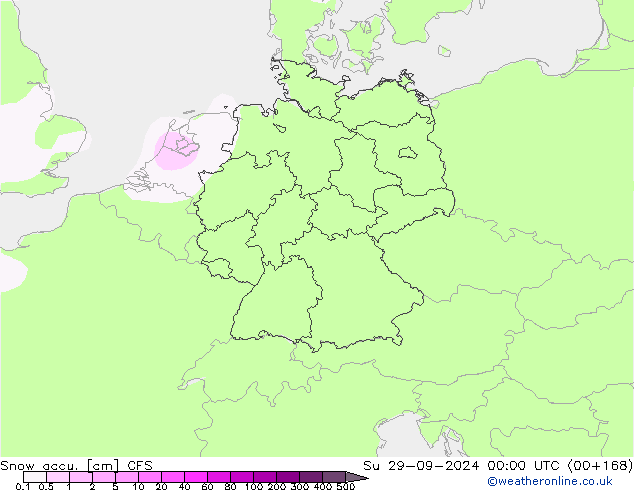 Snow accu. CFS Ne 29.09.2024 00 UTC