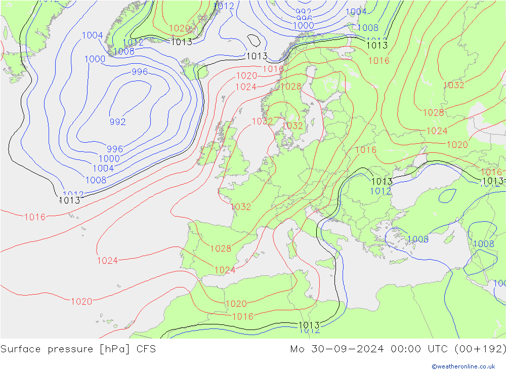 Bodendruck CFS Mo 30.09.2024 00 UTC