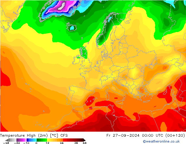 Max.  (2m) CFS  27.09.2024 00 UTC