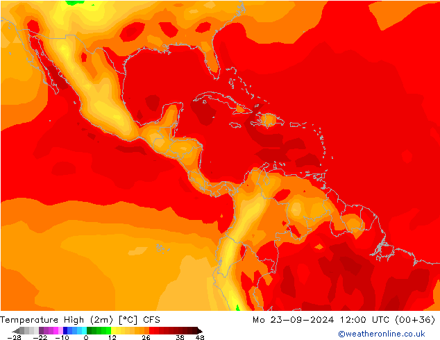 Max.  (2m) CFS  23.09.2024 12 UTC