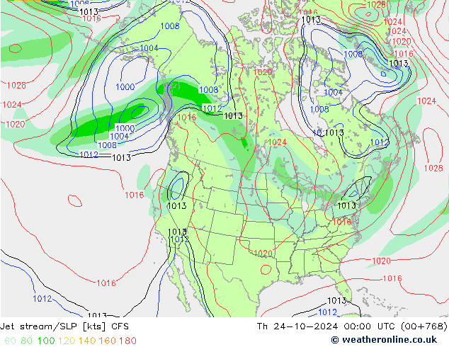 Polarjet/Bodendruck CFS Do 24.10.2024 00 UTC