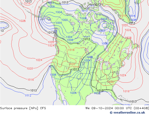 Bodendruck CFS Mi 09.10.2024 00 UTC