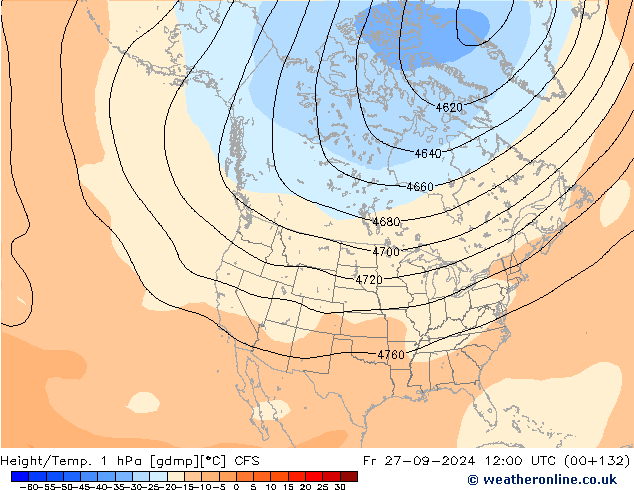 Height/Temp. 1 hPa CFS Fr 27.09.2024 12 UTC