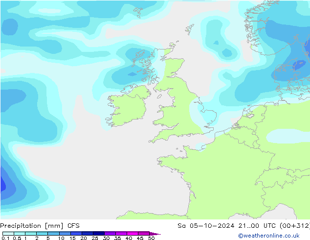 Precipitation CFS Sa 05.10.2024 00 UTC