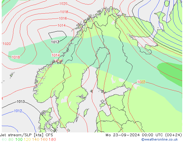 Corrente a getto CFS lun 23.09.2024 00 UTC