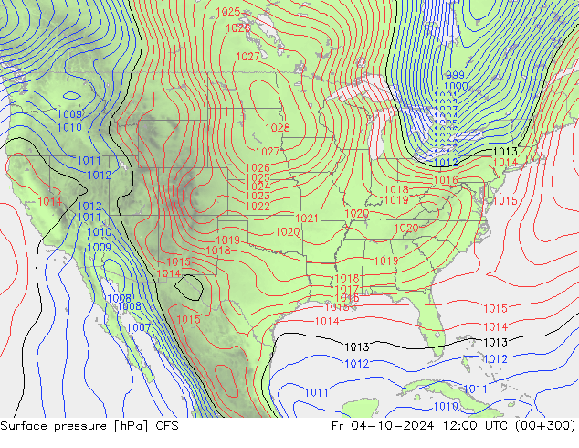 ciśnienie CFS pt. 04.10.2024 12 UTC