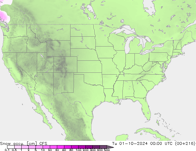 Snow accu. CFS mar 01.10.2024 00 UTC