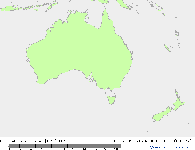Précipitation Spread CFS jeu 26.09.2024 00 UTC