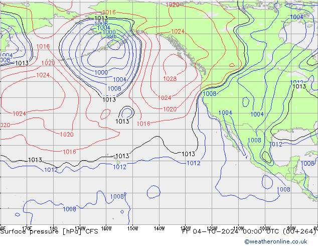 Yer basıncı CFS Cu 04.10.2024 00 UTC