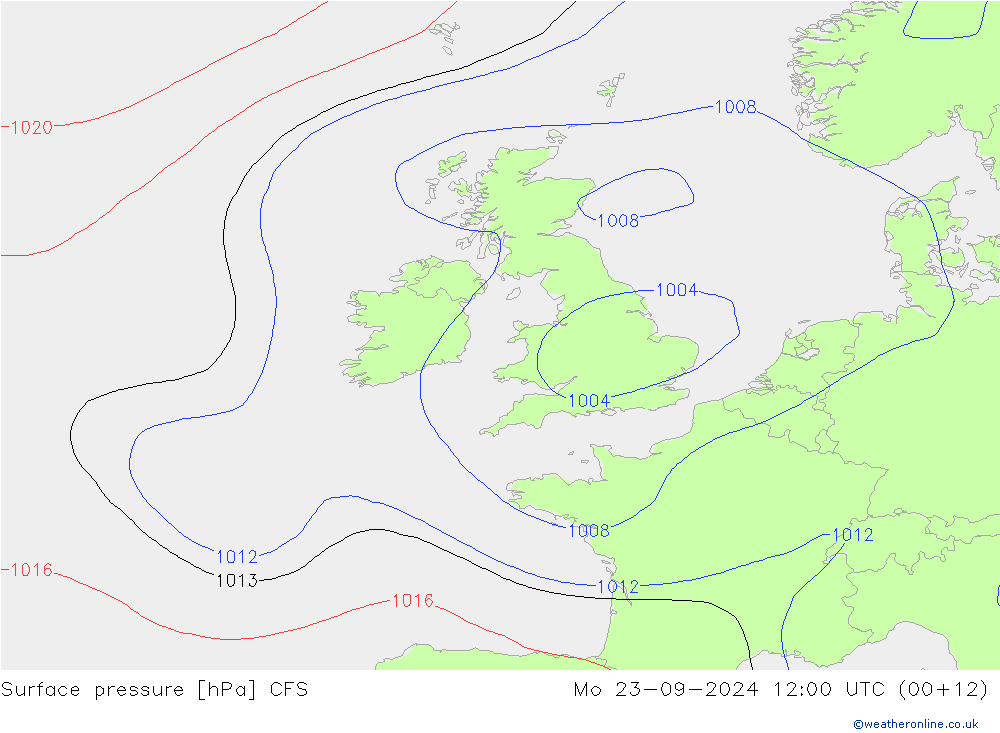 pressão do solo CFS Seg 23.09.2024 12 UTC