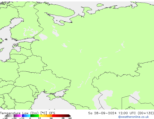 Min.  (2m) CFS  28.09.2024 12 UTC