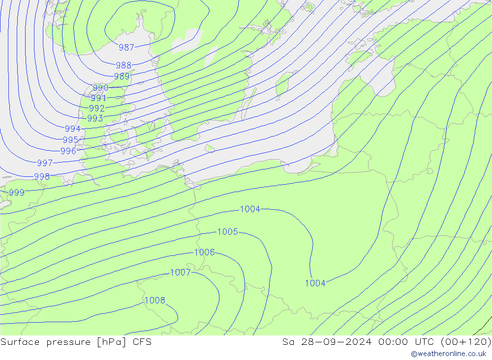 pression de l'air CFS sam 28.09.2024 00 UTC